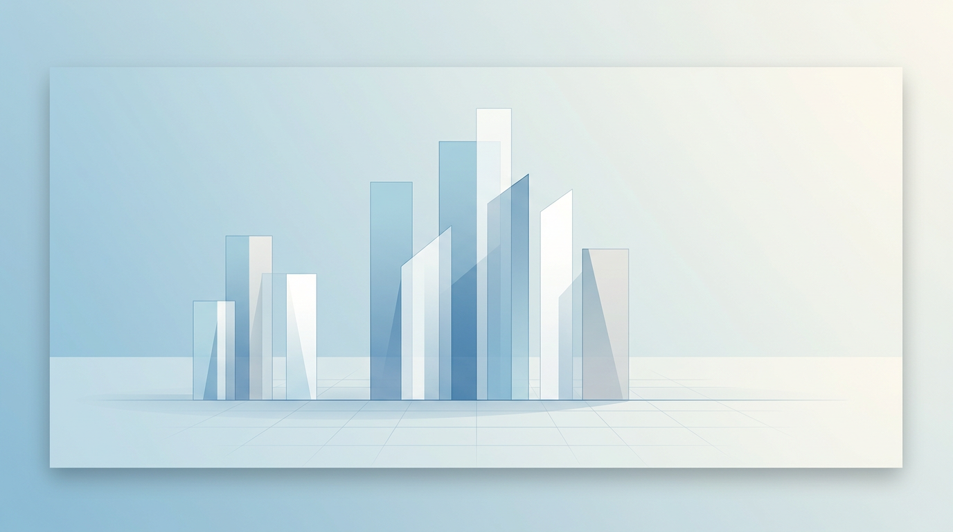 Abstract design suggesting transparency, balance, and trusted insight